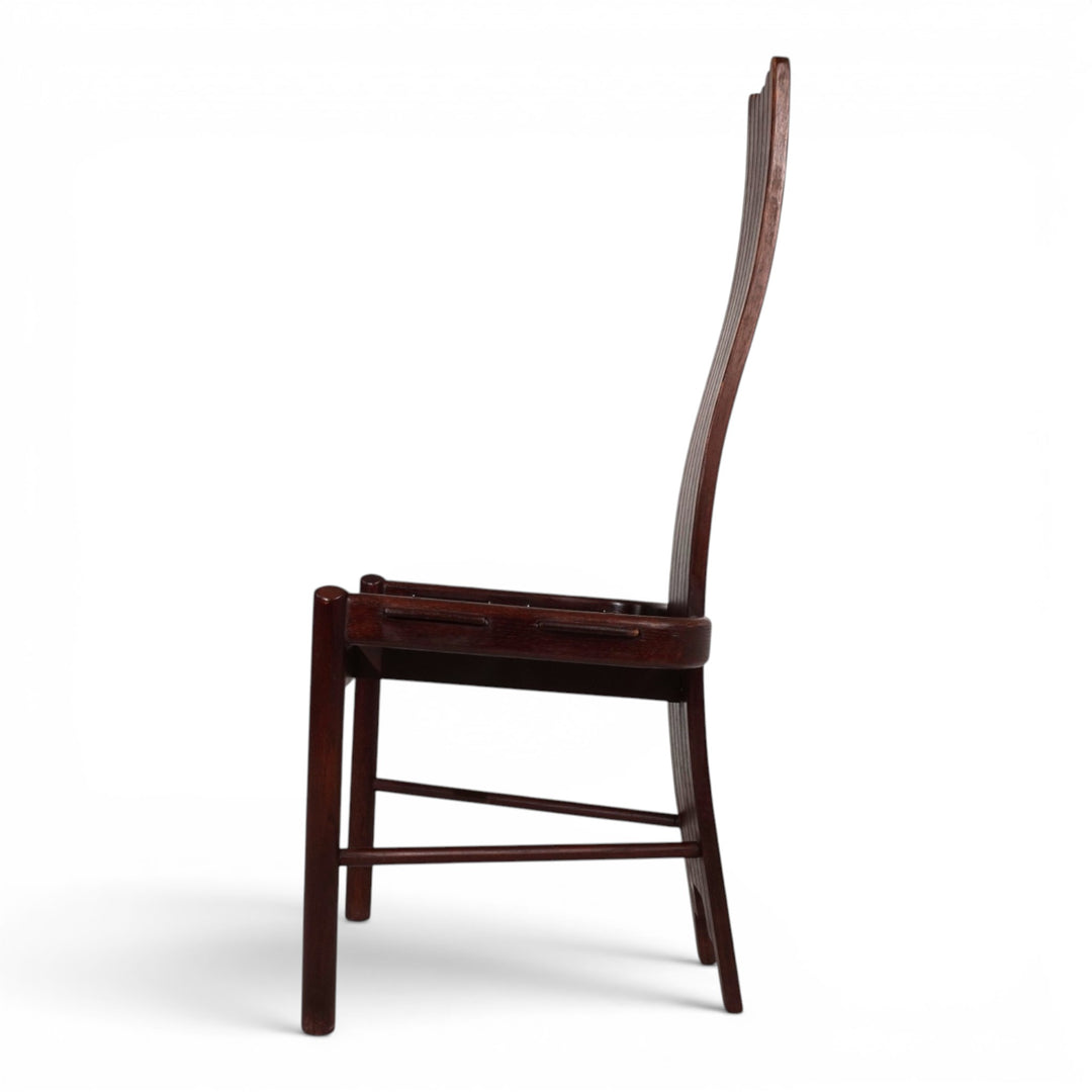 Allmilmö Brutalist Oak Chair, 1980
