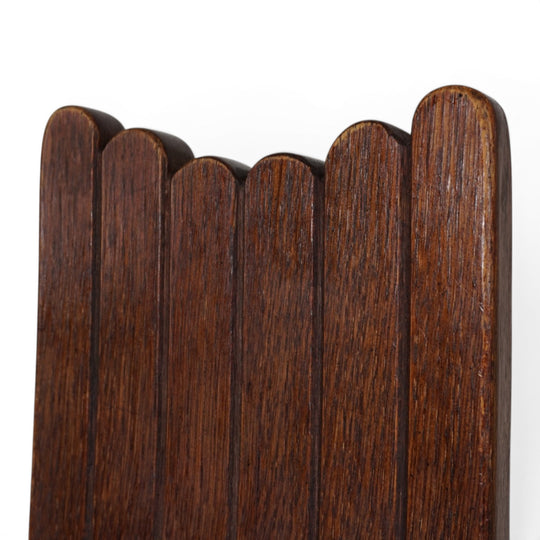 Allmilmö Brutalist Oak Chair, 1980