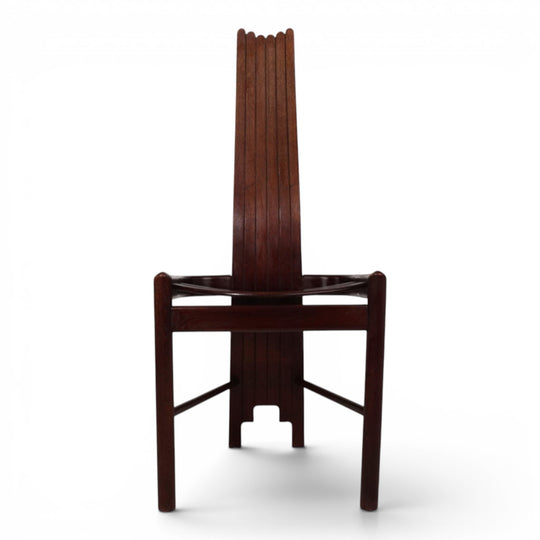Allmilmö Brutalist Oak Chair, 1980