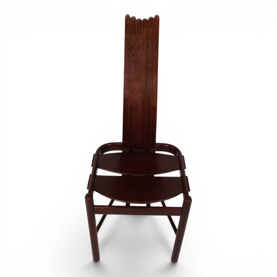Allmilmö Brutalist Oak Chair, 1980