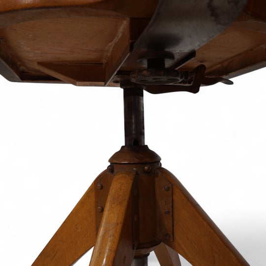 Ama Elastic office chair, Bauhaus style, 1950