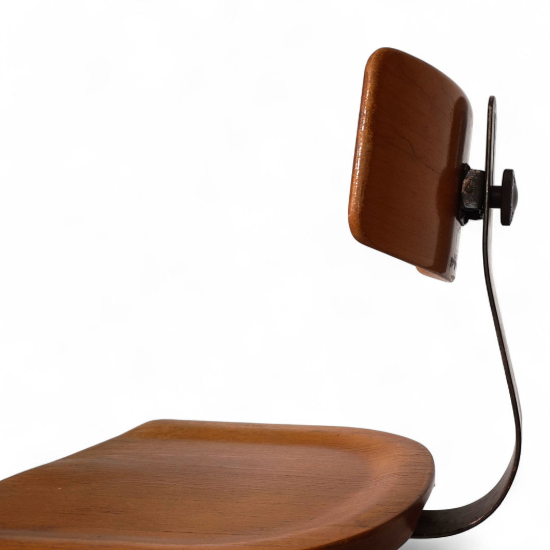 Ama Elastic office chair, Bauhaus style, 1950