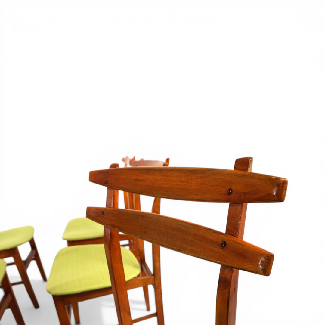 6er Set Esszimmerstühle von Amma Torino, 1960