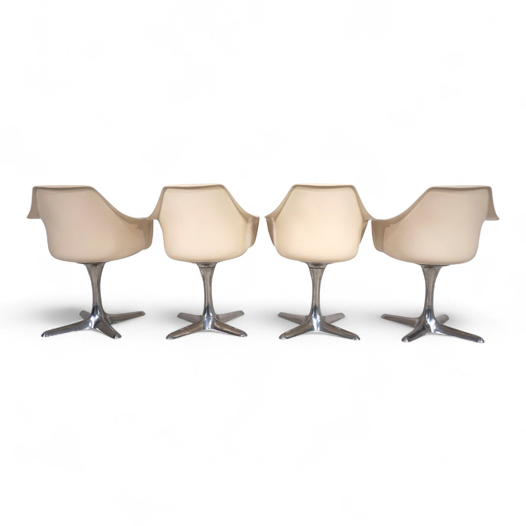 4er Set Arkana 116 Esszimmerstühle von Maurice Burke, 1960