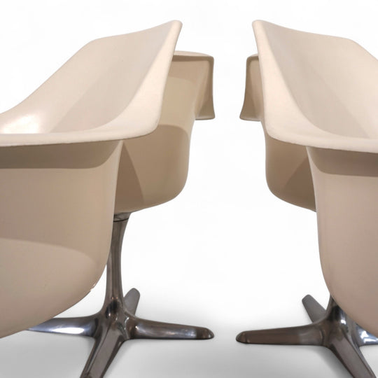 4er Set Arkana 116 Esszimmerstühle von Maurice Burke, 1960