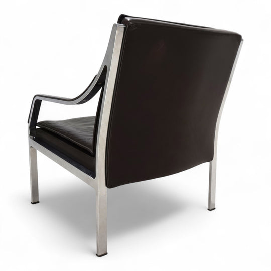Knoll Art Collection leather lounge chair by Rudolf B. Glatzel, 1970