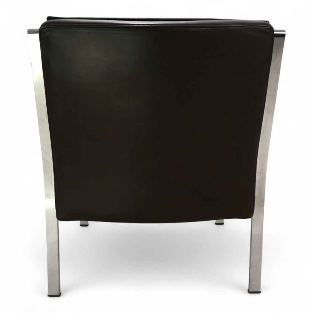 Knoll Art Collection leather lounge chair by Rudolf B. Glatzel, 1970