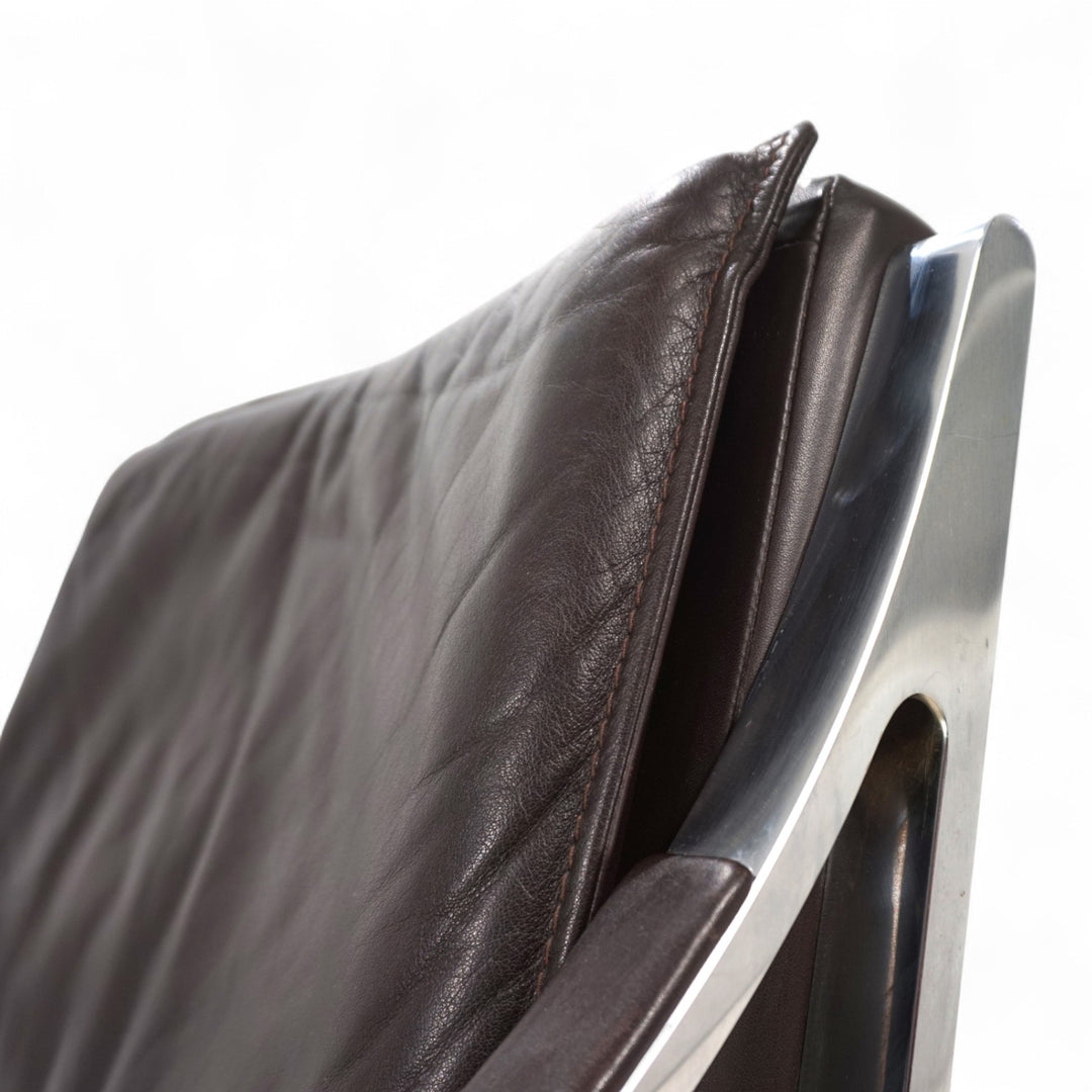 Knoll Art Collection leather lounge chair by Rudolf B. Glatzel, 1970