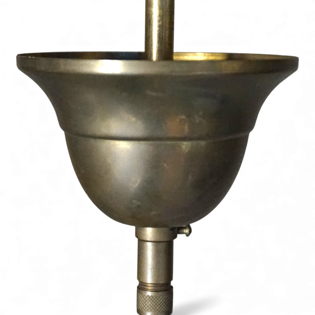 Art Deco Messing Deckenlampe, 1960