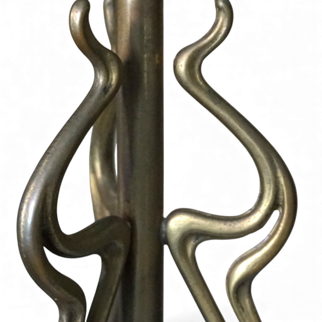 Art Deco Messing Deckenlampe, 1960