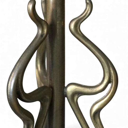 Art Deco Messing Deckenlampe, 1960