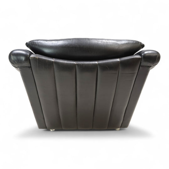 Französischer Art Deco Ledersessel, 1960