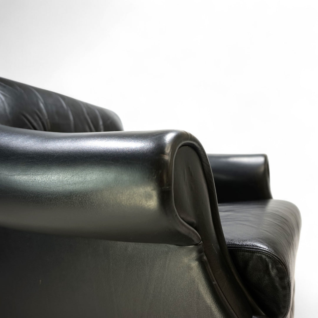 Französischer Art Deco Ledersessel, 1960