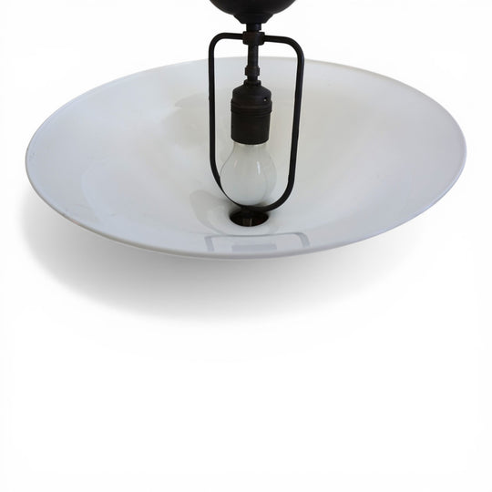 Art Deco Messing Deckenlampe