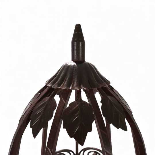 Art Nouveau schmiedeeiserne Stehlampe, 1920