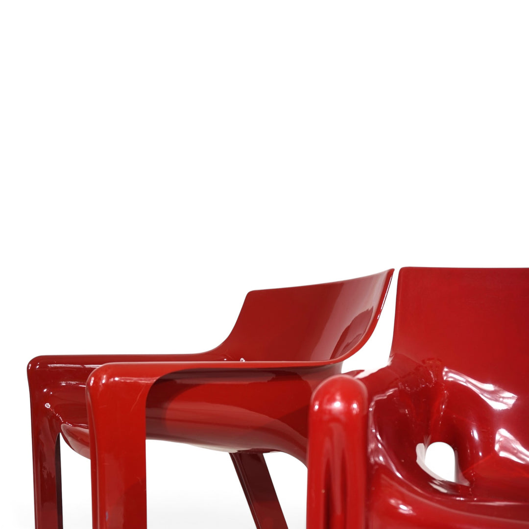 Vico Magistretti Vicario 2er Set Lounge Sessel für Artemide, 1970