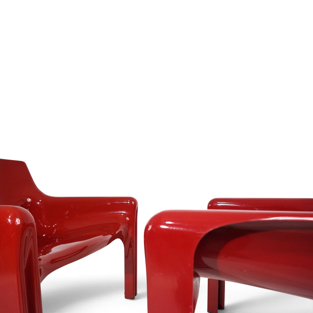 Vico Magistretti Vicario 2er Set Lounge Sessel für Artemide, 1970