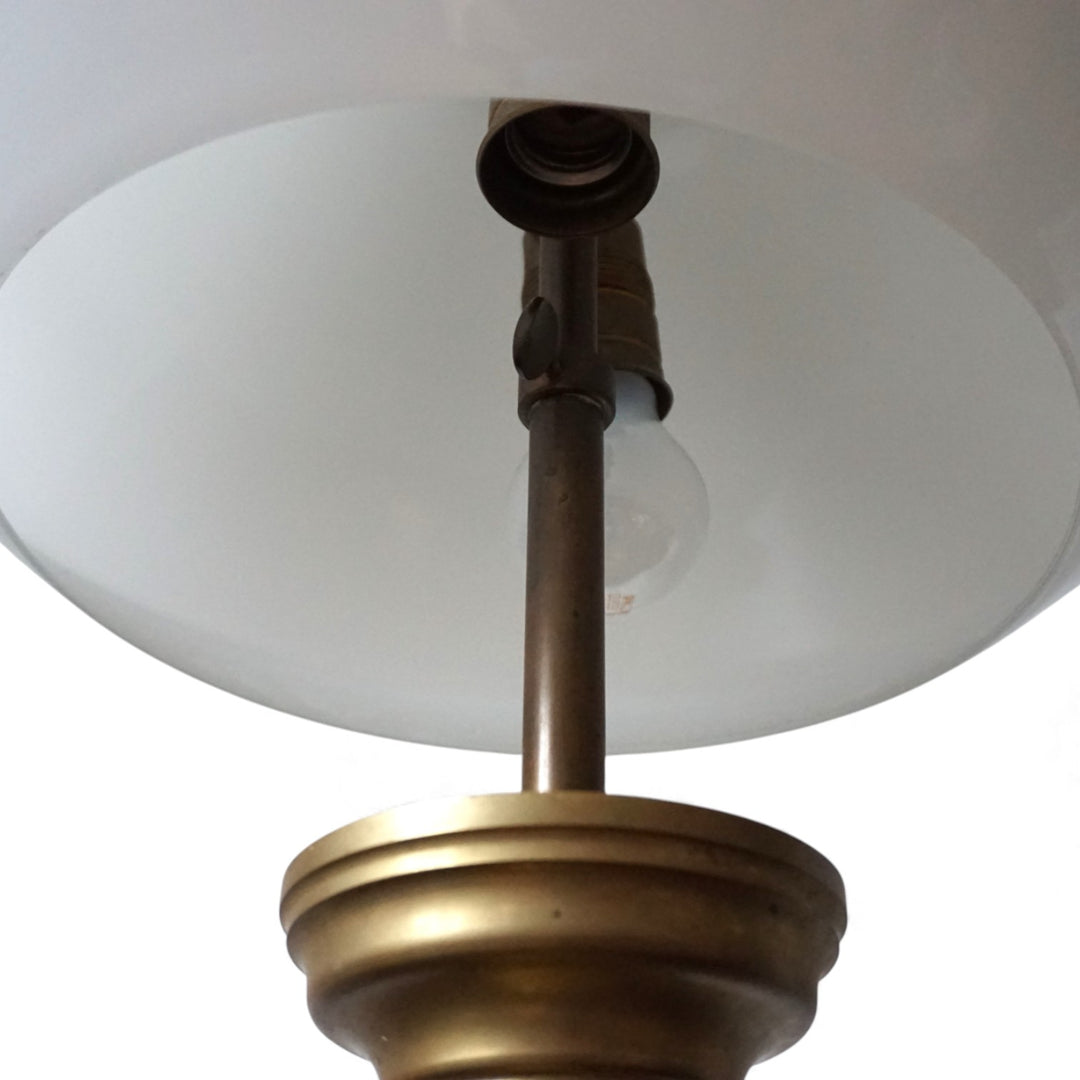 Art Nouveau Messing Empire Tischlampe, 1910