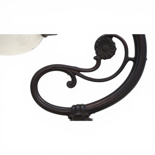 2er Set Art Nouveau Messing Wandlampen