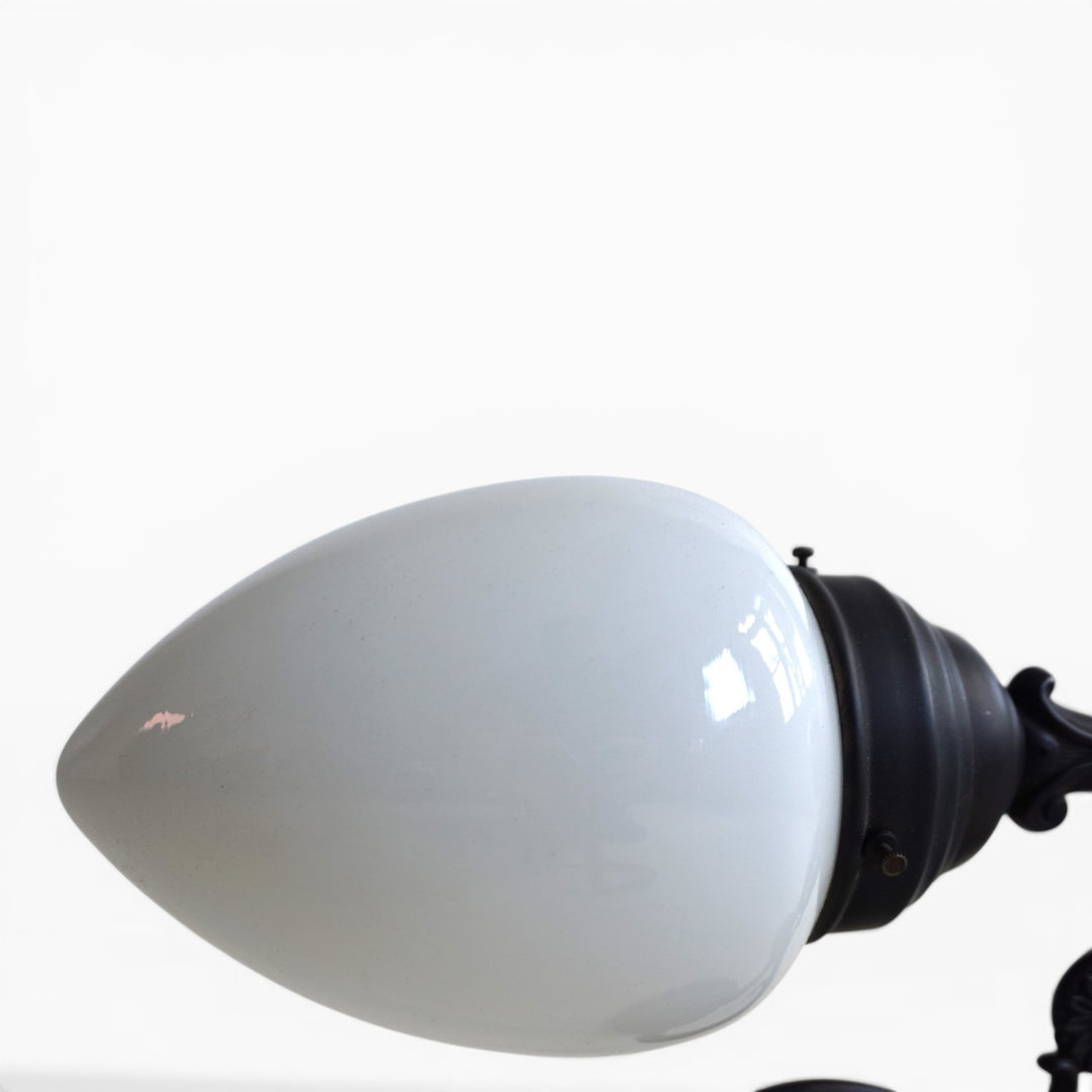 2er Set Art Nouveau Messing Wandlampen