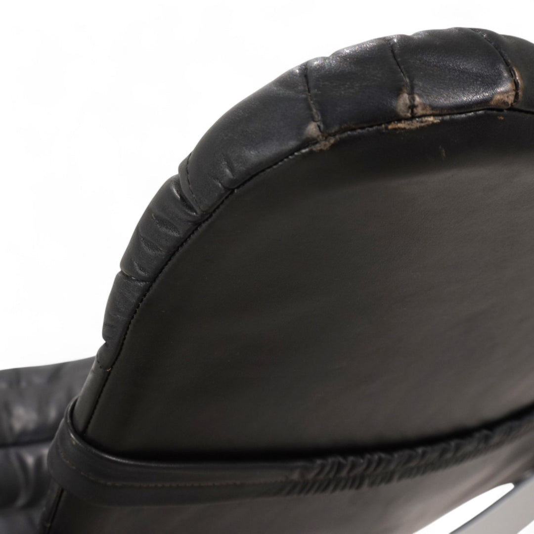 Asko Pulkka Leder Loungesessel von Ilmari Lappalainen, 1960