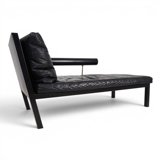 B&B Italia Baisity Leder Chaiselongue / Daybed von Antonio Citterio, 1980