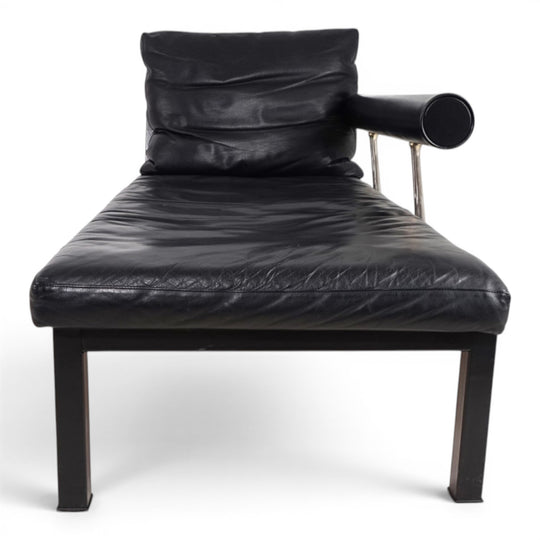 B&B Italia Baisity Leder Chaiselongue / Daybed von Antonio Citterio, 1980