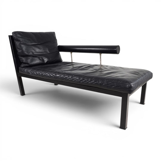B&B Italia Baisity Leder Chaiselongue / Daybed von Antonio Citterio, 1980