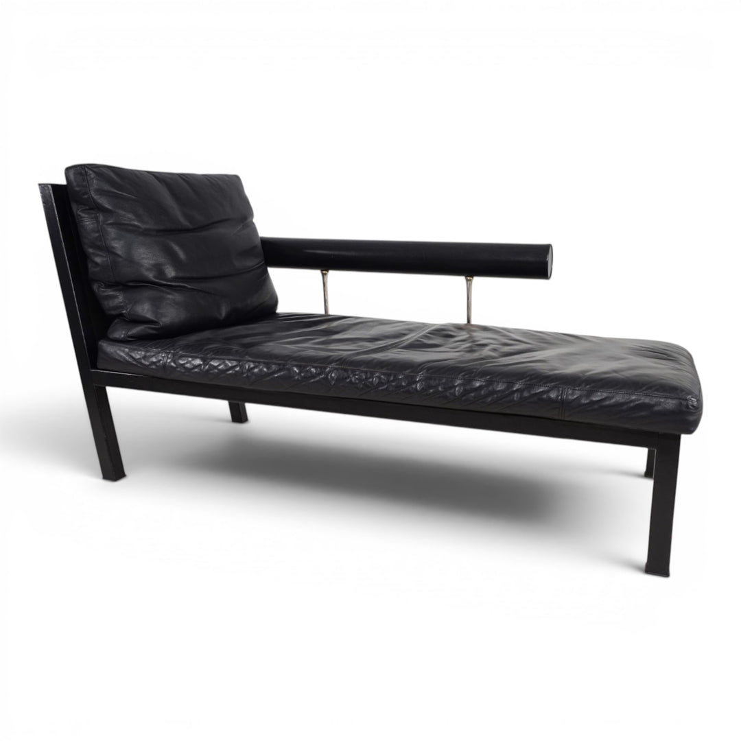 B&B Italia Baisity Leder Chaiselongue / Daybed von Antonio Citterio, 1980
