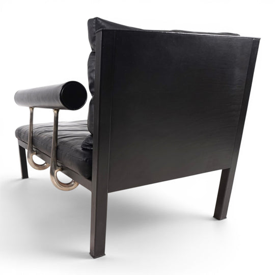 B&B Italia Baisity Leder Chaiselongue / Daybed von Antonio Citterio, 1980