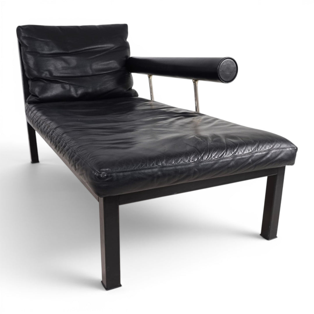 B&B Italia Baisity Leder Chaiselongue / Daybed von Antonio Citterio, 1980