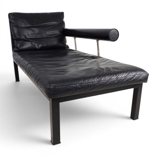 B&B Italia Baisity Leder Chaiselongue / Daybed von Antonio Citterio, 1980
