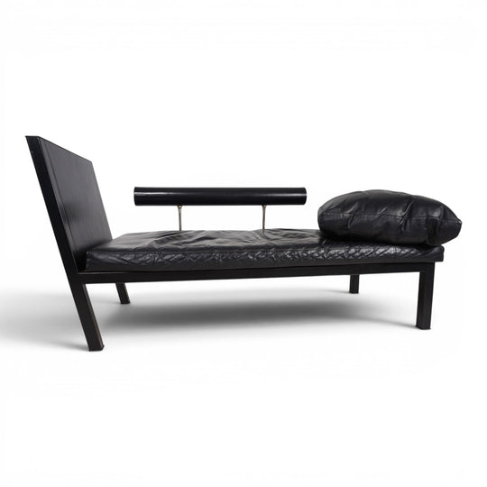 B&B Italia Baisity Leder Chaiselongue / Daybed von Antonio Citterio, 1980