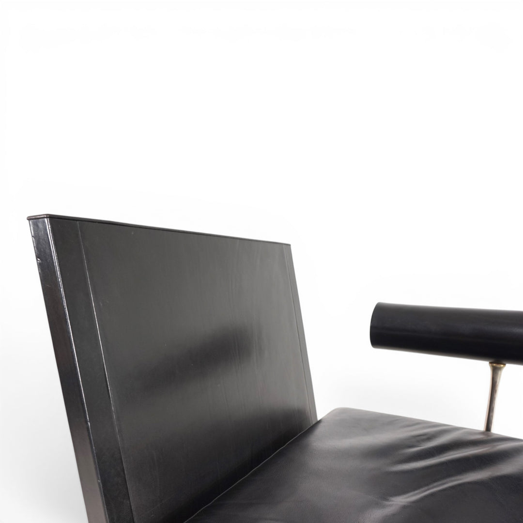 B&B Italia Baisity Leder Chaiselongue / Daybed von Antonio Citterio, 1980