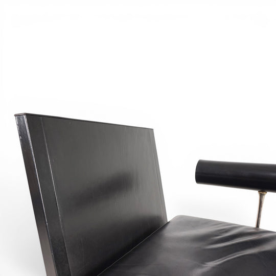 B&B Italia Baisity Leder Chaiselongue / Daybed von Antonio Citterio, 1980