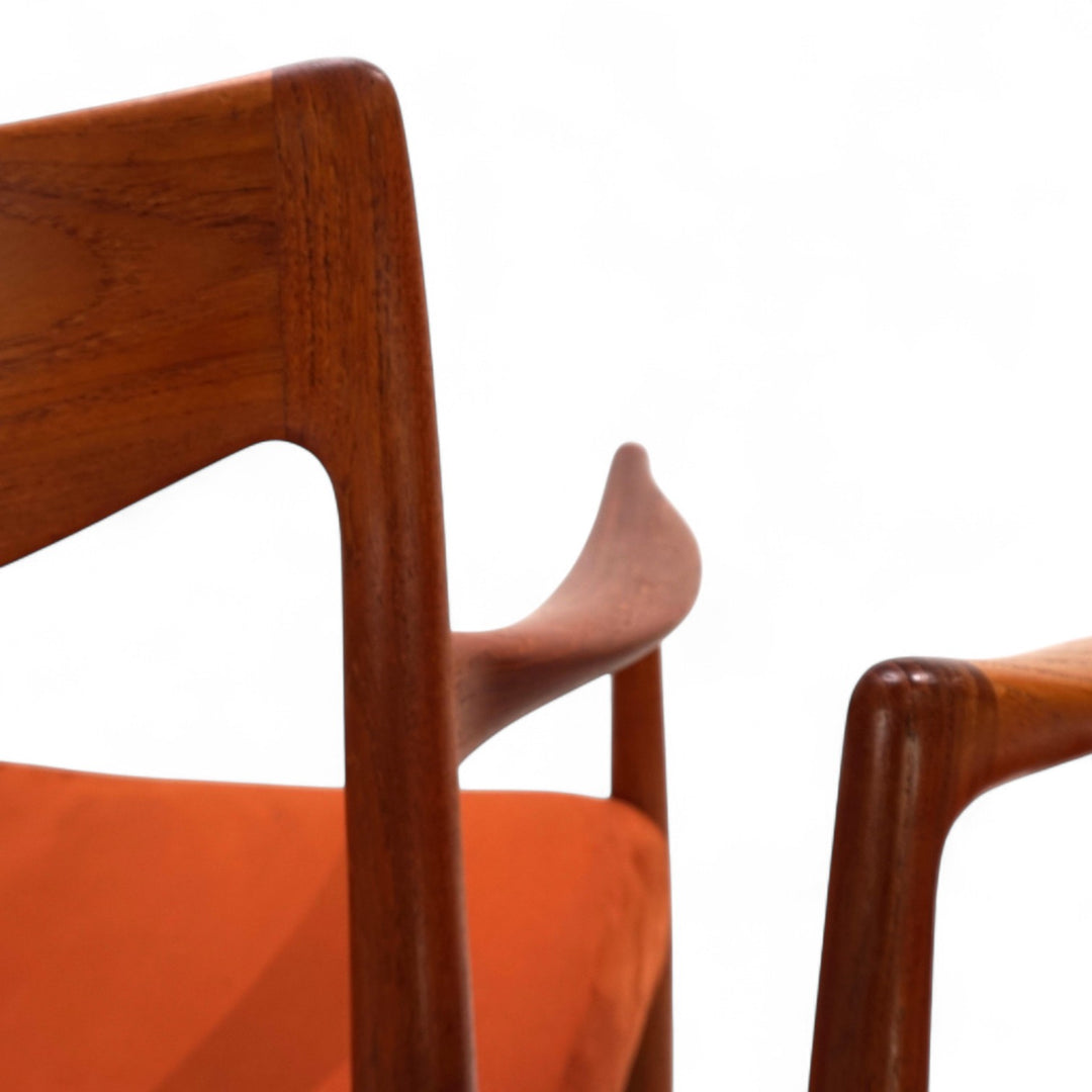 2er Set Gustav Bahus Bambi Teak Stühle von Rolf Rastad & Adolf Relling, 1960