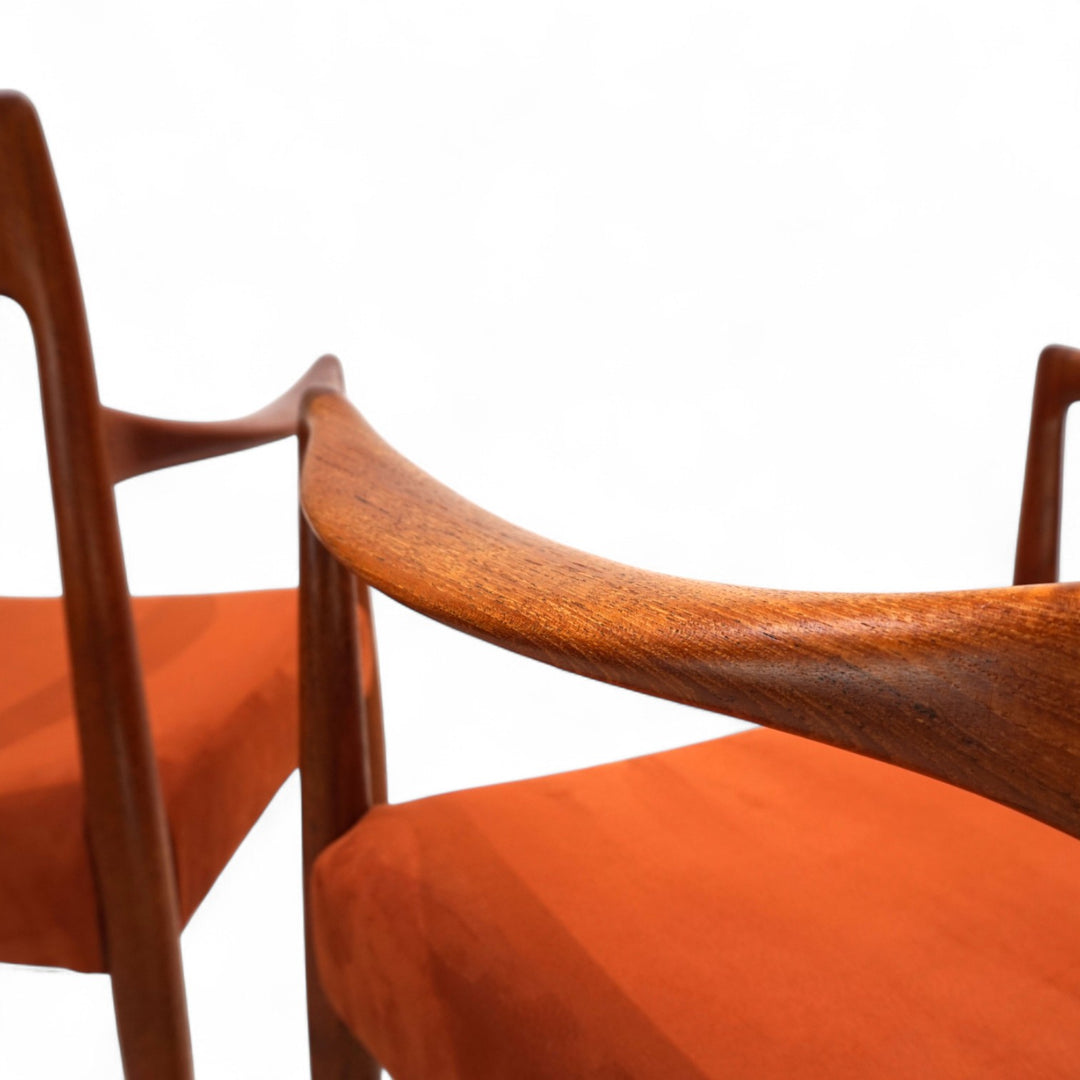 2er Set Gustav Bahus Bambi Teak Stühle von Rolf Rastad & Adolf Relling, 1960