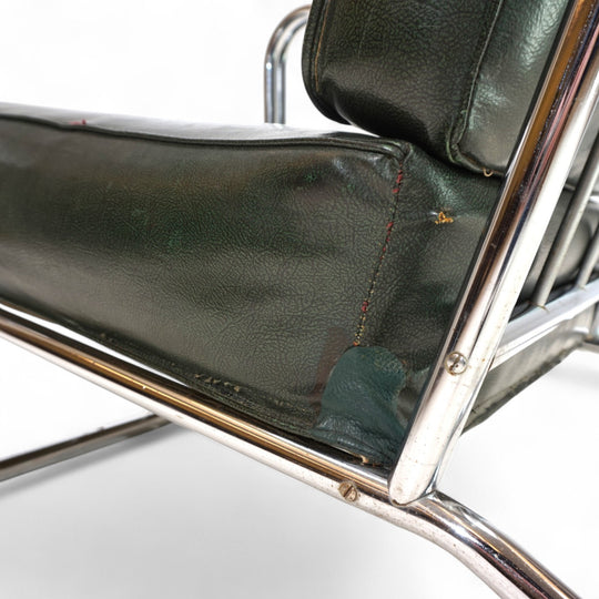 Art Deco Stahlrohr Sessel im Stil Gilbert Rhode Troy Sunshade, 1930