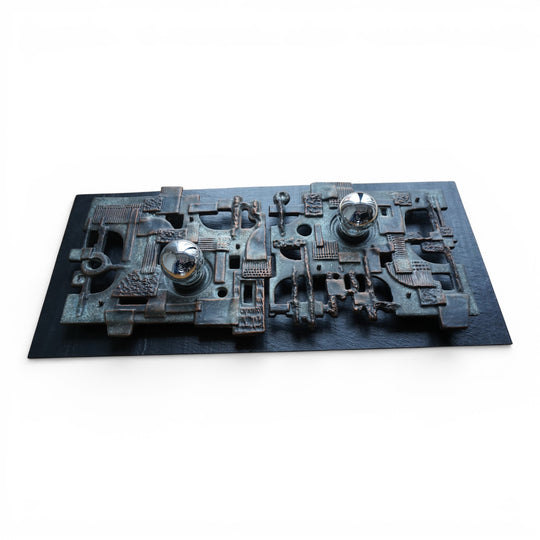 Brakelmann & Becker brutalistische Wandlampe, 1970