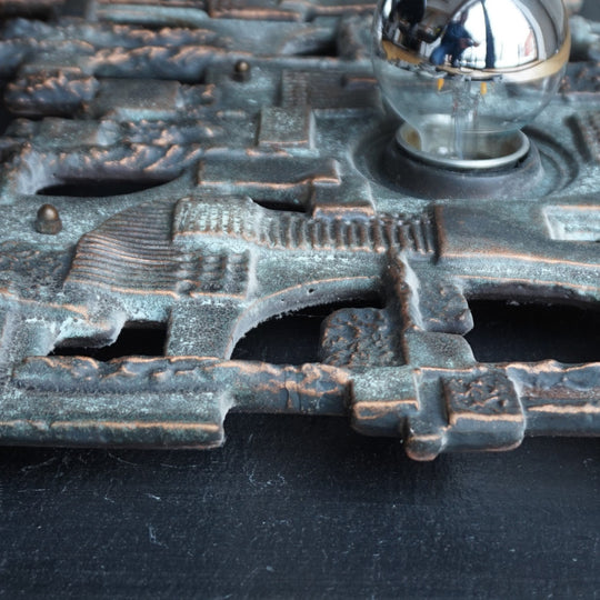 Brakelmann & Becker brutalistische Wandlampe, 1970