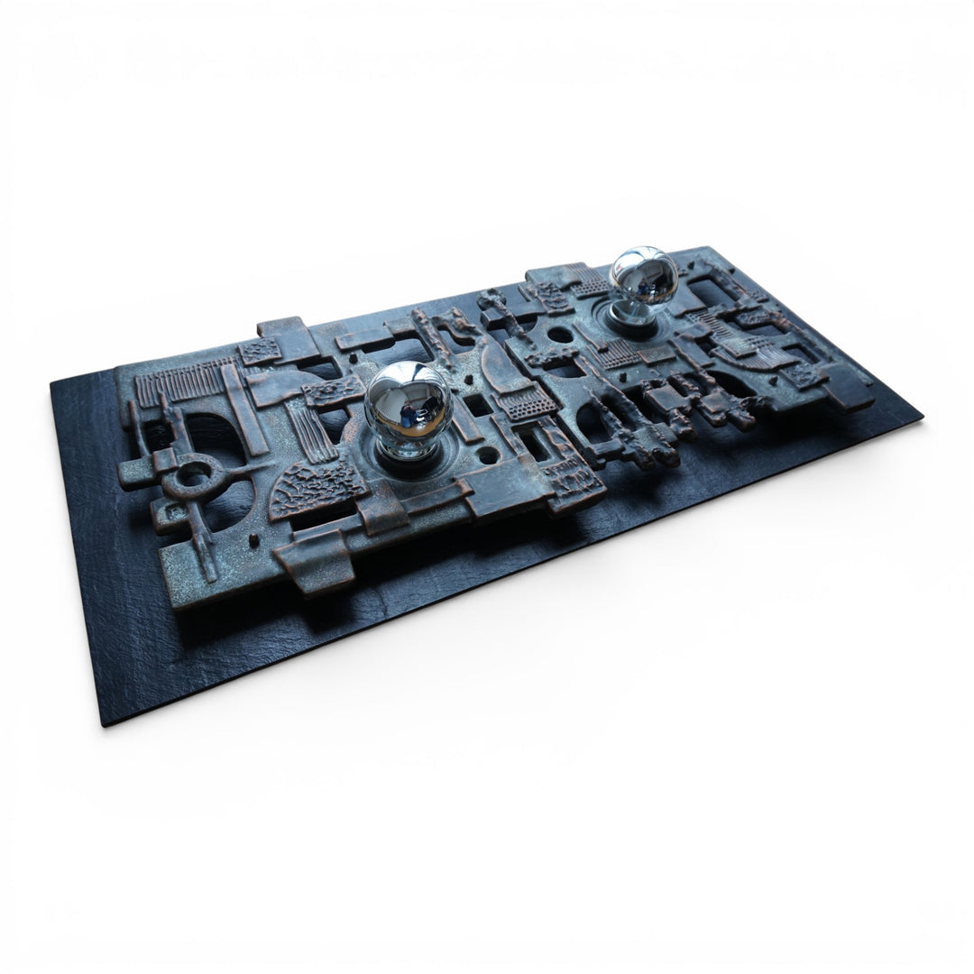 Brakelmann & Becker brutalistische Wandlampe, 1970