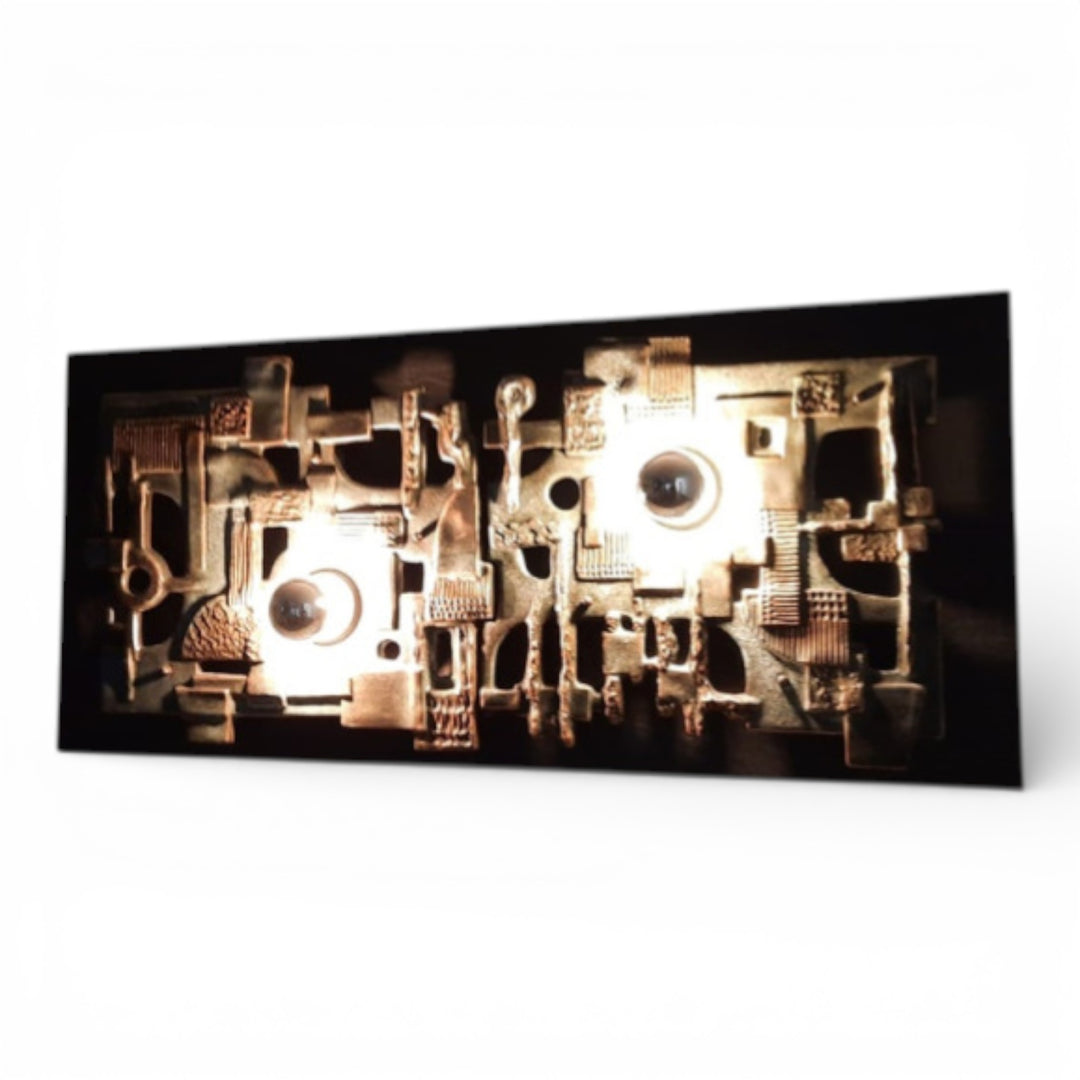 Brakelmann & Becker brutalistische Wandlampe, 1970