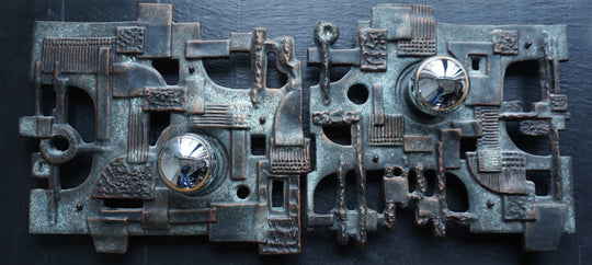 Brakelmann & Becker brutalistische Wandlampe, 1970