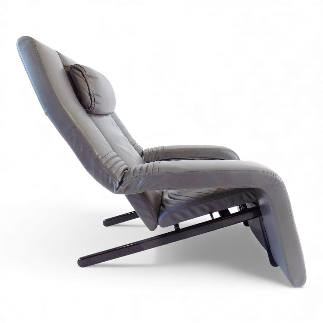 Brunati Kilkis Leder Loungesessel von Titina Ammanati und Giampiero Vitelli, 1980