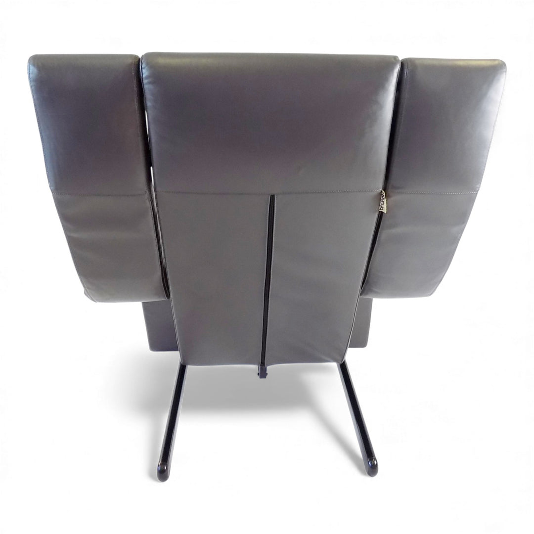 Brunati Kilkis Leder Loungesessel von Titina Ammanati und Giampiero Vitelli, 1980