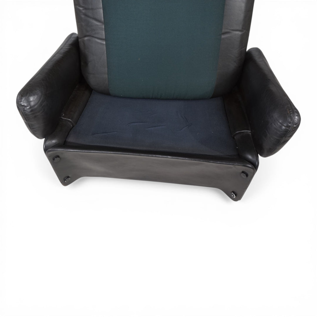 Carl Straub Leder Loungesessel, 1970