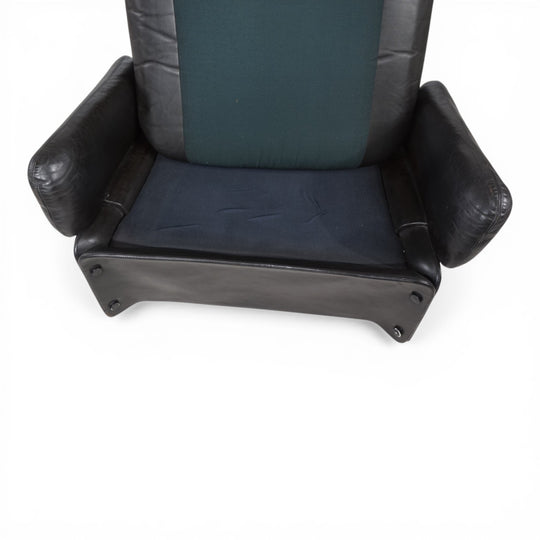 Carl Straub Leder Loungesessel, 1970