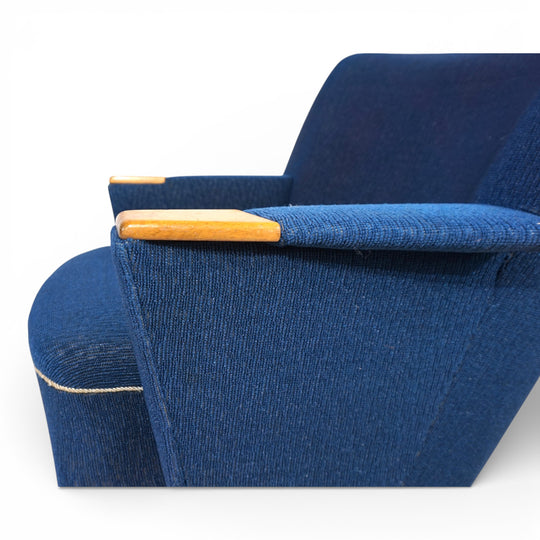 Cocktailsessel Blau MCM, 1950