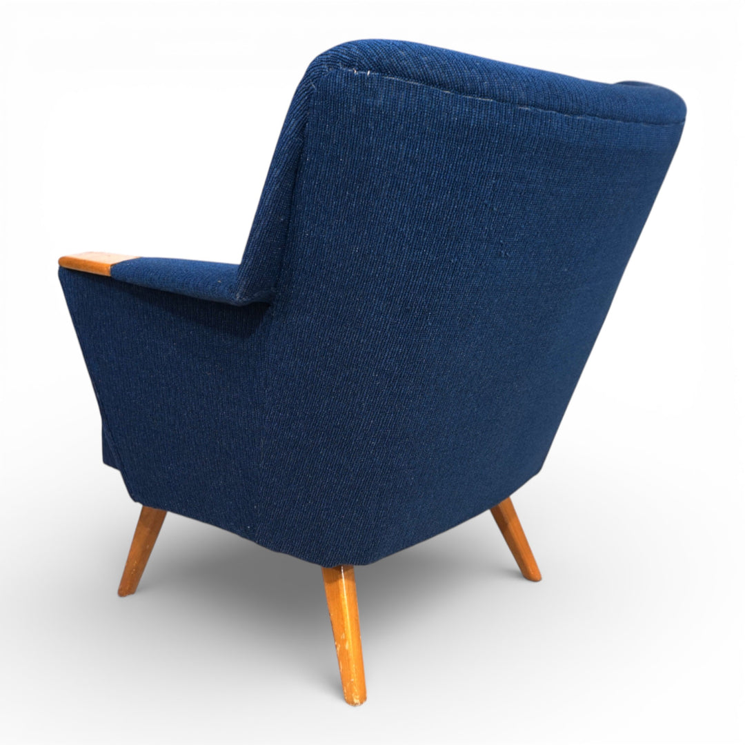 Cocktailsessel Blau MCM, 1950