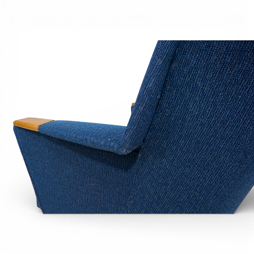 Cocktailsessel Blau MCM, 1950